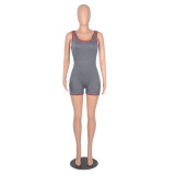 Sports Sleeveless Fit Rompers