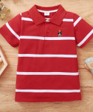 Kids Boy Summer Stripes Polo Shirt