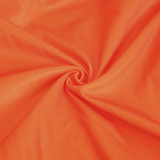Casual Orange Long Sleeve Front Zipped Mini Dress