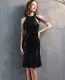 Formal Sequins Scoop Neck Mermaid Party Dress