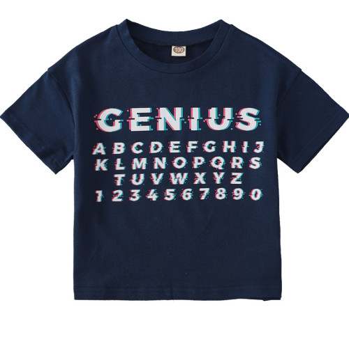 Baby Boy Sommer Shirt mit Buchstabendruck