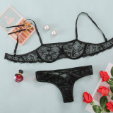 Sexy Lace Bra and Panty Lingerie Set