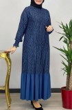 Plus Size Dubai Arab Middle East Muslim Kaftan Islamic Abaya Maxi Dress