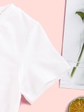 Baby Girl Summer Floral White O-Neck Shirt