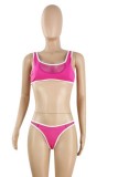 Summer Pink Two-Piece Brief Swimwear