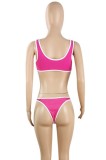 Summer Pink Two-Piece Brief Swimwear