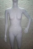 Summer White Beading Fishnet Mini Dress Cover-Up