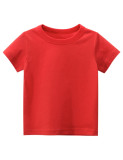 Kids Boy Summer Red O-Neck T Shirt
