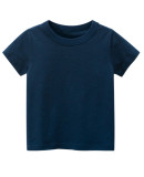 Kids Boy Summer Blue O-Neck T Shirt