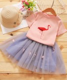 Baby Girl Summer Matching 2PC Party Skirt Set