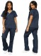Summer Blue Shirt and Pants 2pc Nurse Costume