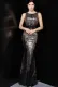 Summer Sequins Sleeveless O-Neck Mermaid Evening Dress