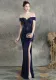 Summer Sequins Sweetheart Lace-Up Slit Evening Dress