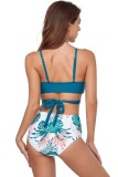 Summer 3pc Print High Waist Cover-Up Swimwear