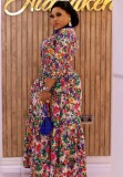 Summer Mother of the Bride Floral Long Maxi Dress