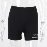 Summer Casual Print Sleeveless Crop Top and Shorts Set