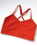 Summer Sports Orange Yoga Bra and Shorts 2PC Set