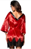Summer Red Sexy Nightgown and Panty Lingerie Set