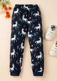 Kids Girl Summer Animal Print Trousers