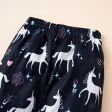 Kids Girl Summer Animal Print Trousers