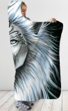 Animal Print Oversized Hoodie Blanket