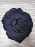Arab Dubai Arab Middle East Turkey Morocco Islamic Clothing Kaftan Abaya Front Open Muslim Robe with Hijab Black