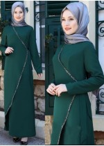 Arabe Dubaï Arabe Moyen-Orient Turquie Maroc Vêtements Islamiques Caftan Abaya Robe Musulmane