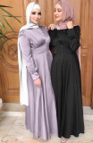Arab Dubai Arab Middle East Turkey Morocco Islamic Clothing Kaftan Abayas Muslim Dress Black