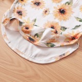 Baby Girl Autumn Floral 3 Pieces Sleeping Bag Set