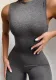 Sexy Plain Sleeveless Bodycon Jumpsuit