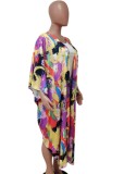 Summer Casual Multicolor Print light Outerwear