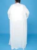 Autumn Plus Size White 3 Piece Pants Set