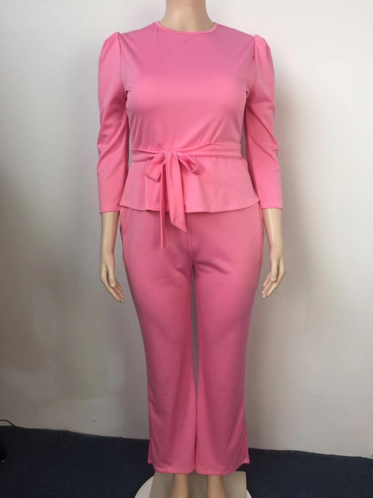 peplum top with pants