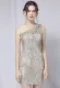 Summer Elegant Sequins One Shoulder Formal Party Dress