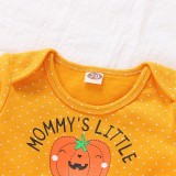Baby Girl Autumn Pumpkin Tutu Party Dress
