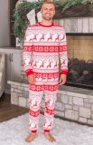 Christmas Print Family Two Piece Pants Pajama Set for Daddy