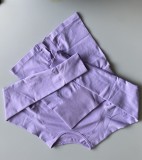 Fall Purple Sports Crop Top and High Waist Shorts Yoga Set