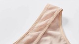 Sexy Lace Patch Underbust Beige Corset Underwear