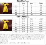 Fall Plus Size Trendy Yellow V-Neck Puff Sleeve Tied Midi Dress