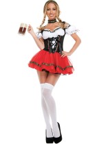 Sexy Carnaval Halloween Party Bière Fille Serveuse Fille Cosplay Costume