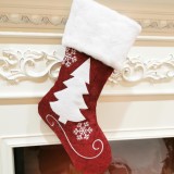 Christmas Decoration Socks Santa Reindeer Gift Stocking Bag
