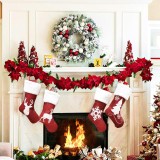 Christmas Decoration Socks Santa Reindeer Gift Stocking Bag