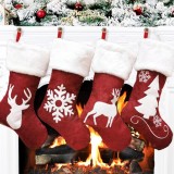 Christmas Decoration Socks Santa Tree Gift Stocking Bag