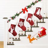 Christmas Decoration Socks Santa Snow Gift Stocking Bag