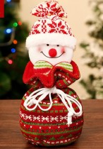 Bolsa de regalo de galleta de caramelo de manzana roja linda de Navidad
