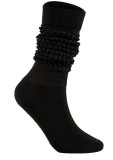 Winter Black Knitting Stocking