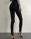 Winter Sexy Black High Waist Tight Leggings Wholesale Yoga Clothes