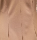 Fall Elegant Kahaki Long Sleeve Blazer Dress