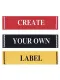 Custom Neck Label with Personalized Brand Name (10000PCS)