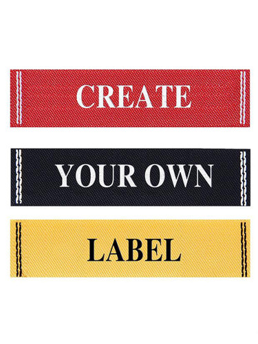 Custom Neck Label with Personalized Brand Name (10000PCS)